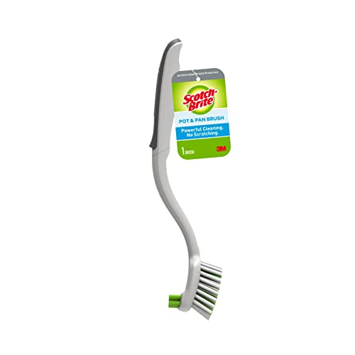Scotch-Brite Pot and Pan Brush, 1/Pack, White, Green, Now Only $2.44