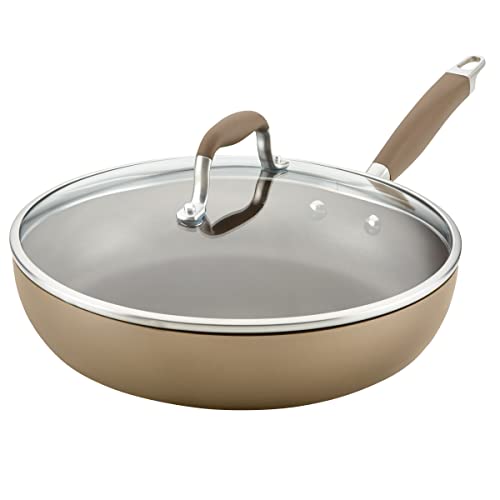 Anolon Advanced Home Hard-Anodized Nonstick Skillets (12-Inch with Lid, Bronze), List Price is $59.99, Now Only $41.99, You Save $18.00 (30%)