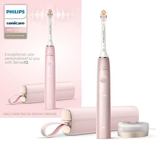 Philips Sonicare 9900 Prestige Rechargeable Electric Power Toothbrush with SenseIQ, Pink, HX9990/13, List Price is $399.99, Now Only $249.99