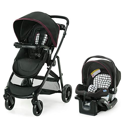 Graco Modes Element Travel System, Includes Baby Stroller with Reversible Seat, Extra Storage, Child Tray and SnugRide 35 Lite LX Infant Car Seat, Ainsley, List Price is $289.99, Now Only $173.99