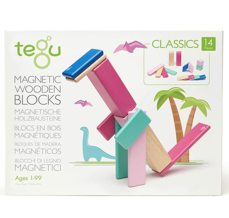 仅限Prime会员！Tegu 趣味木制磁力积木，可充分激发孩子的想象力和创造力，折扣达38% off