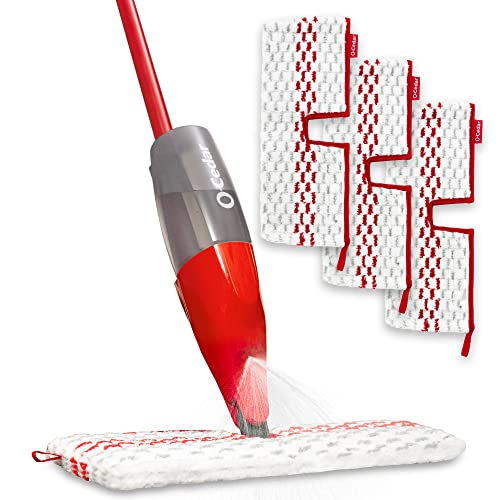 O-Cedar ProMist MAX Spray Mop, PMM with 3 Extra Refills, Red, List Price is $54.96, Now Only $31.98