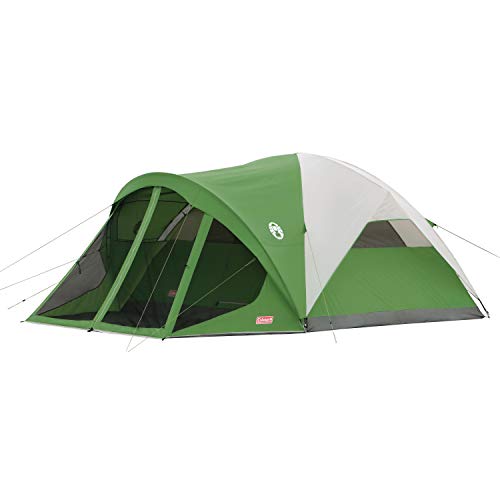 Coleman 6-Person Dome Tent with Screen Room | Evanston Camping Tent with Screened-In Porch, List Price is $229.99, Now Only $87.74