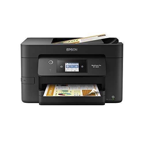 Epson® Workforce® Pro WF-3820 Wireless Color Inkjet All-in-One Printer, Black, List Price is $199.99, Now Only $99.99