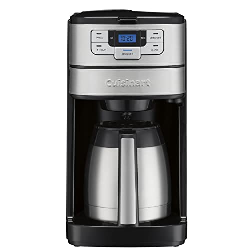 Cuisinart DGB-450 Automatic Grind & Brew 10-Cup Coffeemaker, Black/Silver, List Price is $129.95, Now Only $87.52, You Save $42.43 (33%)