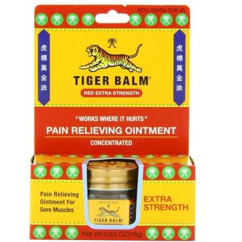Tiger Balm Pain Relieving Ointment, Extra Strength, 0.63 Ounce, Cinnamon Yellow (Pack of 1), List Price is $9.7, Now Only $5.50