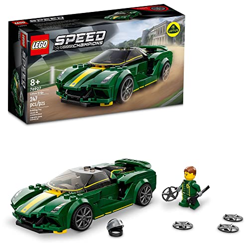 LEGO Speed Champions Lotus Evija 76907 Car Model Building Kit; Cool Toy Hypercar for Kids and Car Fans Aged 8+ (247 Pieces), List Price is $19.99, Now Only $15.99, You Save $4.00 (20%)