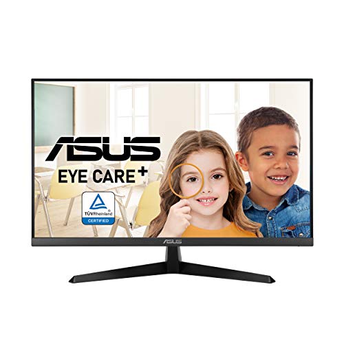 ASUS VY279HE 27” Eye Care Monitor, 1080P Full HD, 75Hz, IPS, 1ms, Adaptive-Sync, Eye Care Plus, Color Augmentation, HDMI VGA, Frameless, VESA Wall Mountable,  Only$144.00