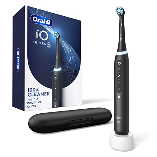 Oral-B iO Series 5 Electric Toothbrush with (1) Brush Head, Rechargeable, Black, List Price is $119.99, Now Only $79.99