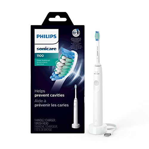 Philips Sonicare 1100 Power Toothbrush, Rechargeable Electric Toothbrush, White Grey HX3641/02, List Price is $24.96, Now Only $19.99