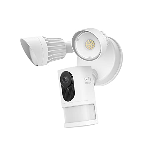 eufy Security Floodlight Camera, 2K, No Monthly Fees, 2000 Lumens, Weatherproof, Built-in AI, Non-Stop Power (Existing Outdoor Wiring and Weatherproof Junction Box Required),  Now Only $89.99