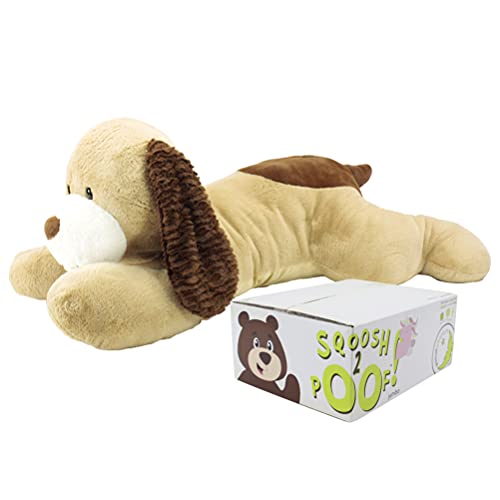史低价！Animal Adventure 大号狗狗 抓绒玩具，44吋，原价$69.99，现仅售$28.30，免运费！