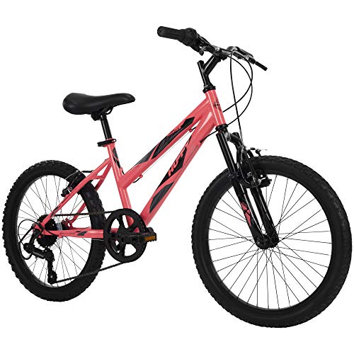 Huffy Kids Hardtail Mountain Bike for Girls, Stone Mountain 20 inch 6-Speed, Solar Flare, 20 Inch Wheels/13 Inch Frame, Model Number: 73818, List Price is $209.99, Now Only $63.90