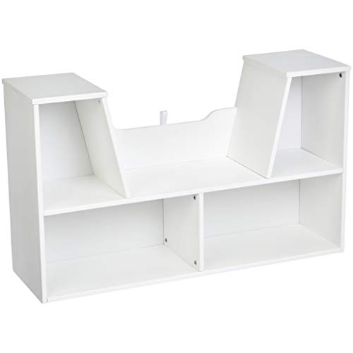 Amazon Basics Kids Bookcase with Reading Nook and Storage Shelves - White, Now Only $56.35