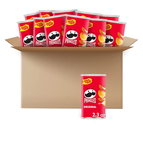 Pringles 品客薯片，2.3 oz/盒，共12盒，現點擊coupon后僅售 $7.99