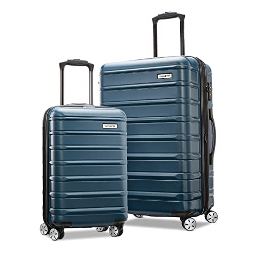 Samsonite Omni 2 Hardside Expandable Luggage with Spinner Wheels, 2-Piece Set (20/24), Teal, List Price is $379.99, Now Only $160.72