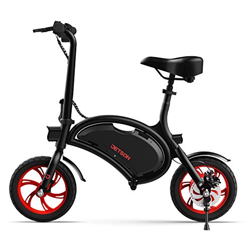Jetson Bolt Adult Folding Electric Ride On, Foot Pegs, Easy-Folding, Built-In Carrying Handle, Lightweight Frame, LED Headlight, Twist Throttle, Cruise Control, Rechargeable Battery,  Only $306.46