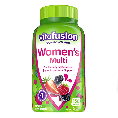 Vitafusion Women's Gummy Vitamins, Natural Berry Flavors, 150 Count,  only $8.32, free shipping after using SS