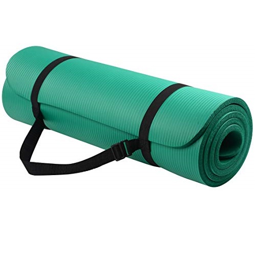 BalanceFrom GoYoga高级1/2英寸高密度防磨瑜伽垫，原价$22.09，现仅售$10.33