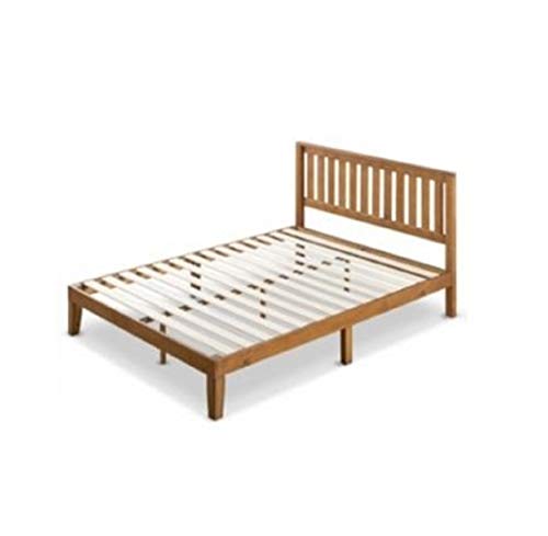 ZINUS Alexis Deluxe Wood Platform Bed Frame with Headboard / Wood Slat Support / No Box Spring Needed / Easy Assembly, Rustic Pine, Full, List Price is $247.76, Now Only $161, You Save $86.76 (35%)