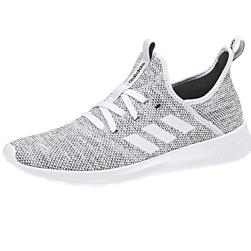 adidas W Cloudfoam Pure White Running Shoes (DB0695), only $29.99