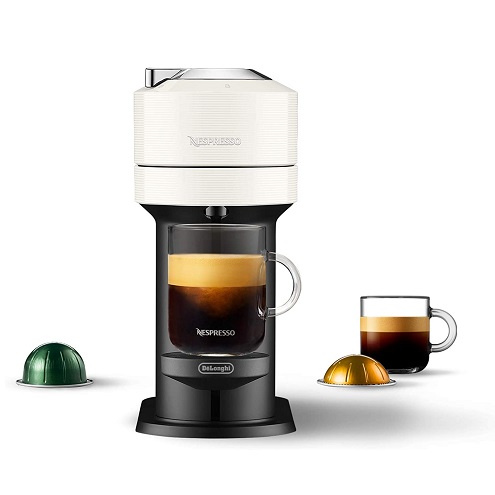 Nespresso Vertuo Next Coffee and Espresso Machine by De'Longhi, White， only$125.30