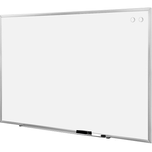 补货！史低价！大号款！Amazon Basics 铝合金框 磁力白板，6x4英尺，现仅售$70.38，免运费！
