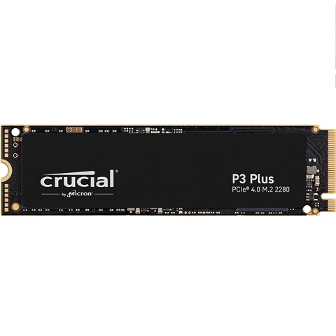 Crucial P3 Plus 1TB PCIe 4.0 3D NAND NVMe M.2 SSD, up to 5000MB/s - CT1000P3PSSD8, only $51.99