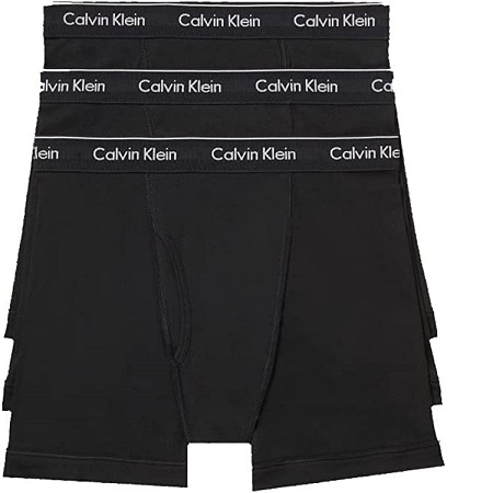 Calvin Klein 男士纯棉内裤3条装，原价$46.00，现仅售$24.99