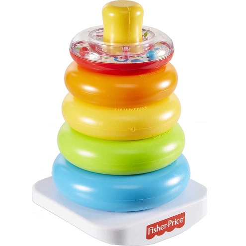 Fisher-Price Rock-a-Stack Baby Toy, Classic Roly-Poly Ring Stacking Toy for Infants and Toddlers​, only 5.00