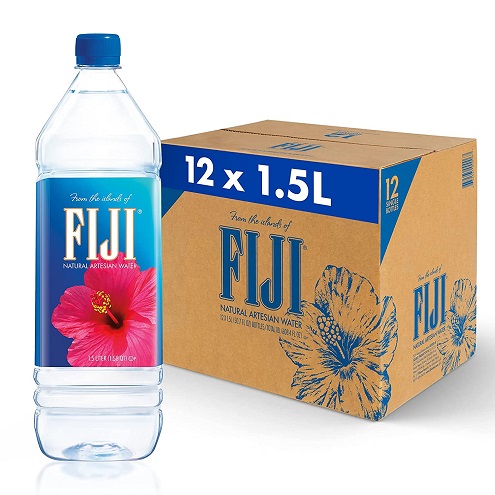 FIJI Natural Artesian Water, 50.7 Fl Ounce Bottle (Pack of 12), only $17.03
