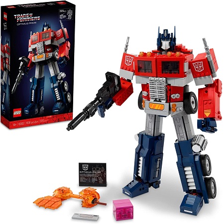 LEGO Optimus Prime 10302 Building Set for Adults; Build a Collectible Model of a Transformers Legend (1,508 Pieces), 11.1 x 18.9 x 3.58 inches, only $144.99