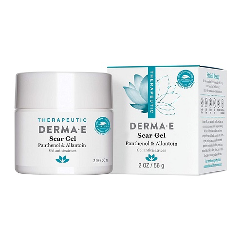 DERMA E Scar Gel – Therapeutic Natural Scar Treatment for Face – Hydrating Scar Remover Gel for Acne Scars, Burns, Tattoos, Callouses, & Stretchmarks, 2oz, only $9.24