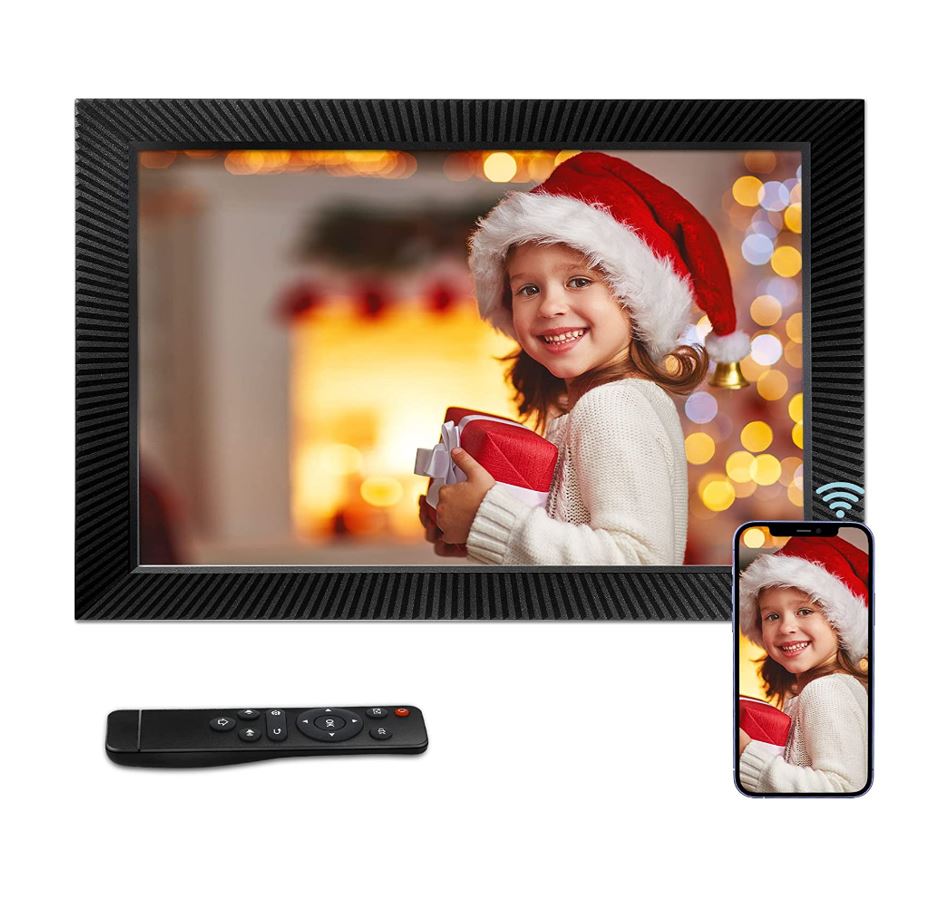 Digital Picture Frame - Benibela 17-Inch 32GB Dual WiFi Digital Photo Frame with IPS Touch Screen, Motion Sensor, Remote, Face/Scene Recognition, Sharing Photo Video Anywhere via App Cloud Email USB