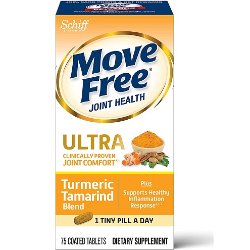 Move Free Ultra Turmeric Curcumin & Tamarind Joint Support Supplement - Supports Healthy Inflammation & Clinically Proven Joint Comfort in 1 Tiny Pill, 75 Tablets (75 Servings)*, only $17.94