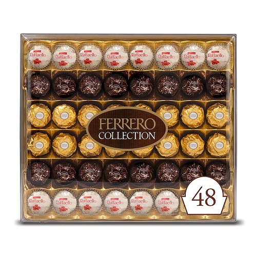 超好吃的巧克力！Ferrero费列罗巧克力 三种口味 混合礼盒，48粒，现点仅售$16.96