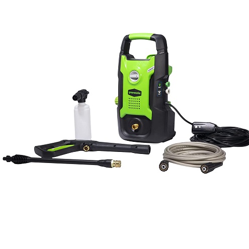 Greenworks 1600 PSI 1.2 GPM Pressure Washer (Upright Hand-Carry) PWMA Certified, only $69.99