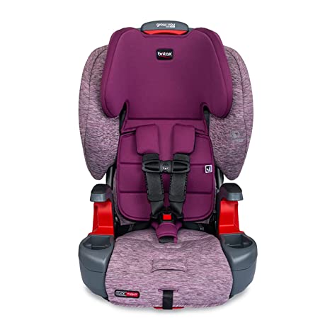Britax Grow with You ClickTight Harness-2-Booster Car Seat, Mulberry, only $203.99