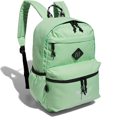 adidas Originals Trefoil 2.0 Backpack, Glory Mint Green/White, One Size,only $21.60