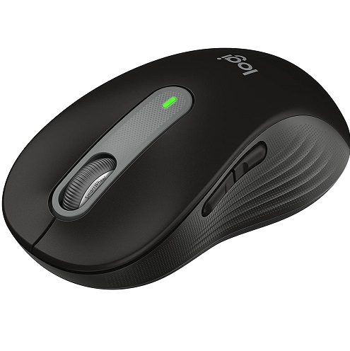 Logitech Signature M650 L Full Size Wireless Mouse - For Large Sized Hands, 2-Year Battery, Silent Clicks, Customizable Side Buttons, Bluetooth, Multi-Device Compatibility - Black, only $29.99，