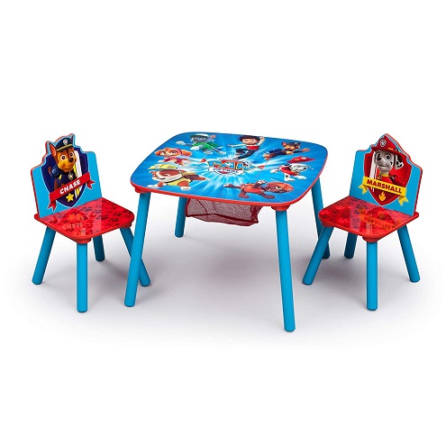 Delta Children Kids Table and Chair Set With Storage (2 Chairs Included) - Ideal for Arts & Crafts, Snack Time, Homeschooling, Homework & More, Nick Jr. PAW Patrol, only  $39.97