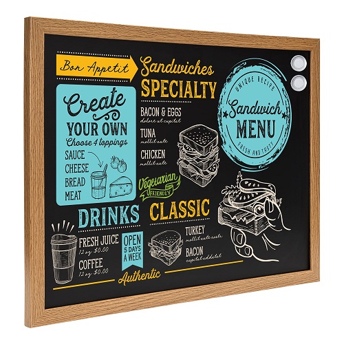 Amazon Basics Chalkboard, 17 x 23 Inches, List Price is $16.27, Now Only $8.14, You Save $8.13