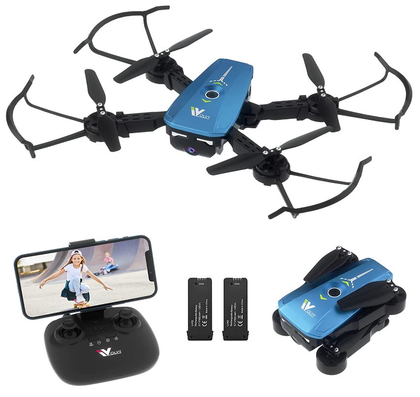 Christmas Gifts ATTOP Drones with Camera for Adults/Kids/Beginners, 1080P Camera, Foldable, with with 1 Key Fly/Land/Return for kids and 360°Flips/3 Speeds/55 Yard Flight Range for Adults
