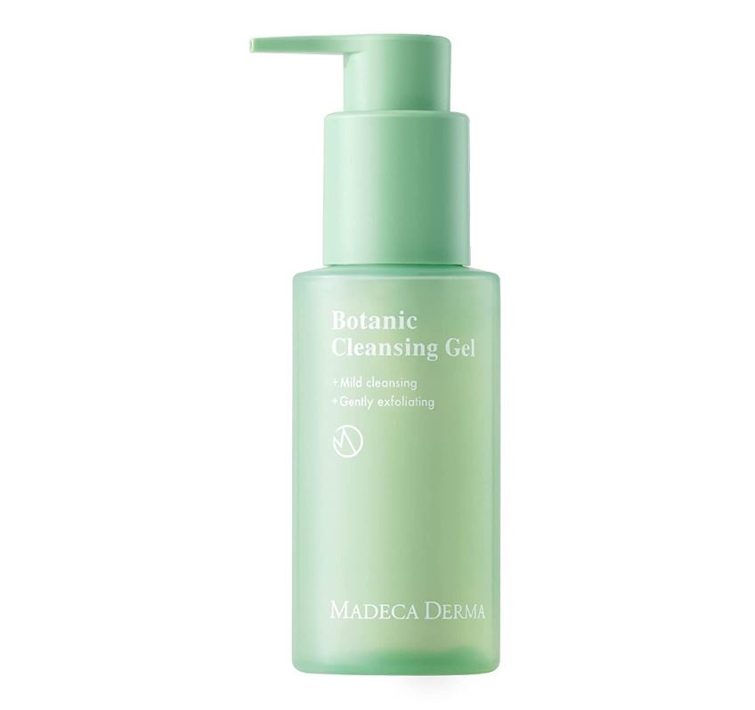 Madeca Derma Botanic Cleansing Gel, Gentle Korean Soap-free Cleanser for Sensitive Skin, Hypoallergenic Low pH Cleanser to Remove Impurities (Large, 8.3 oz)
