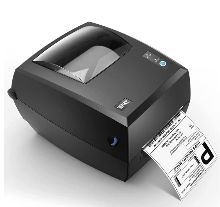 iDPRT Thermal Label Printer Desktop Label Printer for Shipping Packages, 6 IPS Label Maker Work with Windows & MAC, Compatible with USPS, Amazon, Ebay, etc.