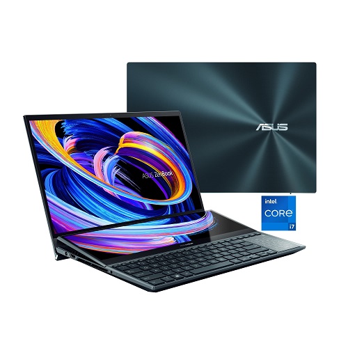 ASUS ZenBook Pro Duo 15 OLED UX582 Laptop, 15.6” OLED 4K Touch Display, Intel Core i9-12900H, 32GB, 1TB, GeForce RTX 3060 Laptop GPU, ScreenPad Plus, Windows 11 Pro,  UX582ZM-XS99TNow Only $2285.37