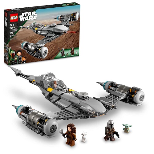LEGO Star Wars The Book of Boba Fett: The Mandalorian’s N-1 Starfighter 75325 Building Toy Set for Kids, Boys, and Girls Ages 9+ (412 Pieces), List Price is $59.99, Now Only $47.99, You Save $12