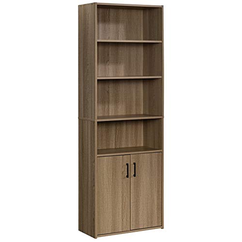 Sauder Beginnings Bookcase with Doors, L: 24.65