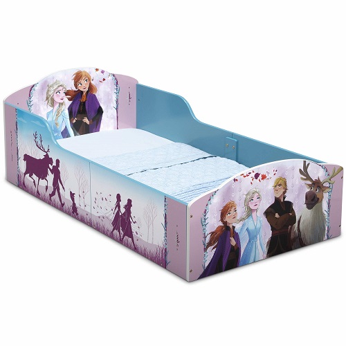 Delta Children Wood Toddler Bed - Greenguard Gold Certified, Disney Frozen II Multi Color Toddler Bed, List Price is $119.99, Now Only $55.31