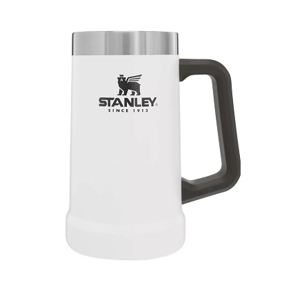 Stanley Classic Beer Stein with Big Grip Handle, Beer Party Mug and Tumbler, 24 oz 24oz Polar, List Price is $25, Now Only $14.97, You Save $10.03